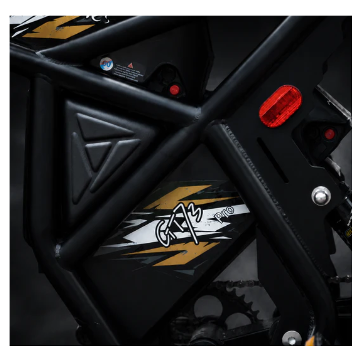 Elektrinis dviratis - mini motociklas Riding Times GT73PRO 1500W (max 3000W) 60V 18Ah (dviguba baterija  36Ah)